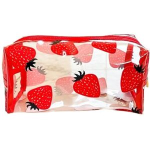 MZPOZB Sac Transparent En Pvc 2 pièces sac de maquillage sac à cosmétiques de fruits pochettes à fermeture éclair marguerite trousse de toilette portable for les femmes voyage vacances salle de bain organisa - Publicité