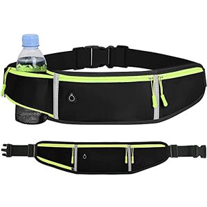 FIBOUND Réglable Hip Pack Sac de Gym Mixte Adulte,Femme Homme Banane de Sport Etanche Sacoche Ceinture de Course Sac Pochette Running Belt,Ceinture de Course,Sac Banane de Sport Etanche Sacoche Running Belt - Publicité