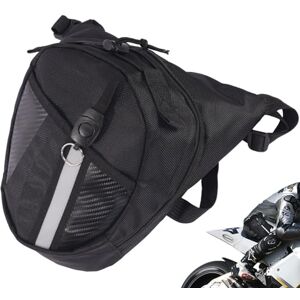 Moreeulsi Sac Banane de Jambe, Sac de Jambe Tombant à la Taille   Sac de Cuisse en Polyester Noir Respirant   Sac de Taille de Moto, Sac à bandoulière de Cuisse, Sac étanche pour Hommes pour la pêche - Publicité