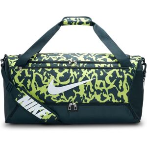 Nike Sac d'entraînement Unisexe NK Brsla M Duff – 9,5 Cat AOP, Deep Jungle/Lt Lemon Twist/White, , MISC - Publicité