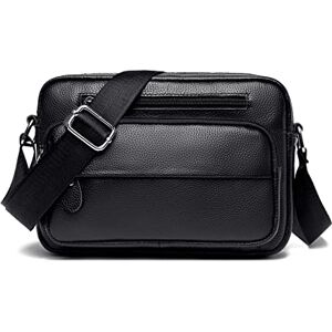 Pybio Petite Sacoche Homme Bandouliere Cuir Sac Bandoulière Homme Sacs Homme Décontracté Pour Affaires Noir - Publicité