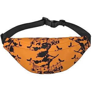 RFSHOP Sac banane, sac banane pour voyage, course à pied, homme et femme, Halloween, sorcière, vol, photo - Publicité