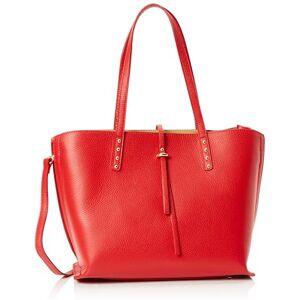 ALARY Cuir, Sac Cabas pour Femme, Rouge, Einheitsgröße - Publicité