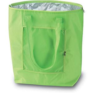 PromotionGift Refroidisseur pliable réutilisable, sac de plage, léger et durable, avec doublure intérieure en aluminium pour une fonction de refroidissement parfaite – 25 L (citron vert) - Publicité