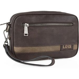 Lois Pochette Homme élégante : Pochette à Main Homme, Sac à Main Homme Pochette, Sacoche à Main Homme, Sac à Main Homme Style et Fonctionnalité , Marron - Publicité