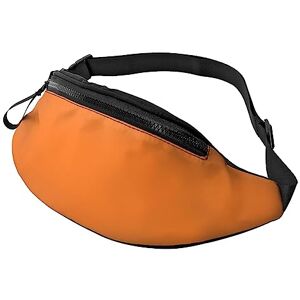 Iguatu Sac banane de jeu de gymnastique pour homme et femme Tendance Réglable Pour voyage, sport, marche, Orange brûlé, Taille unique - Publicité