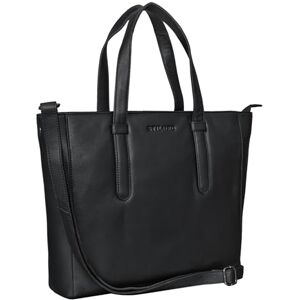 STILORD 'Rachel' Sac Tote Bag Femme Cuir Vintage Sac à Bandoulière Grand Sac à Main Shopper Femmes XL Cuir Véritable, Couleur:noir - Publicité