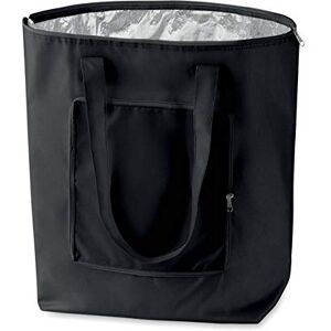 PromotionGift Refroidisseur Pliable Sac à provisions, Tissu, 41x14x44cm (noir) - Publicité