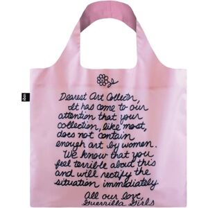 LOQI Guerrilla Girls Dearest Art Collector Sac recyclé, Rose, M - Publicité