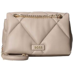 BOSS Abelie Flap Crossb, Crossbody Femme, Beige Moyen, Taille Unique - Publicité