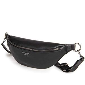 Berliner Bags Premium Sac Banane Mona XL en Cuir, Grand Fanny Pack pour Femmes et Hommes Noir - Publicité