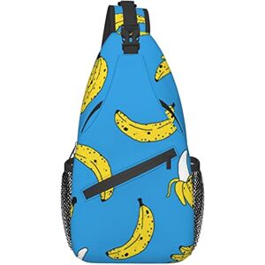 DJNGN Sac à bandoulière, Sac à Dos à bandoulière imprimé Banane pour Femmes et Hommes décontractés - Publicité