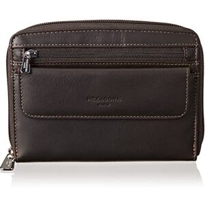 Hexagona Pochette Ceinture Compatible Cartes de crédit, CNI, permis de Conduire et Passeport pour Homme Collection Félin Marron en Cuir - Publicité