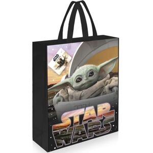 Unique Disney- The Child Grand Sac de fête en Plastique-Star Wars Mandalorian l'enfant-33 cm x 28 cm, 78479, Multicolore - Publicité