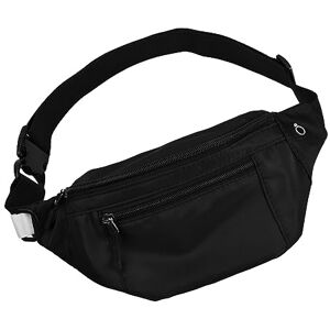 Pinsheng Sac Banane Homme Femme Sacs Banane Ville De Sécurité Imperméable avec Prise Casque et 3 Poches Zippées Ceinture pour Cyclisme Gym Balade Escalade Voyage Randonnée Vacances (Noir) - Publicité