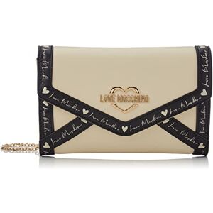 Love Moschino JC4094PP1FLH1, Sac à bandoulière Femme, Beige, 14x21x5 - Publicité