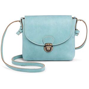 LaRechor Mini Petit Sac Bandouliere Femme de Verrouillage Antivol, Sac a Main Femmes Sacoche Femme Bandoulière Rétro Pochette Téléphone Portable Vert - Publicité