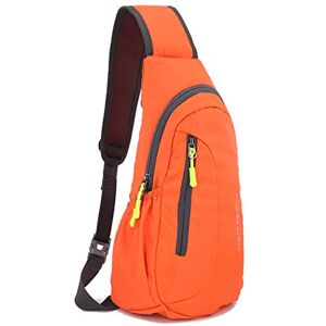 Gisdanchz Sac Bandouliere Hommes, Sling Bag Rucksack Cross Body Bag Sac De Poitrine Sac Bandouliere Homme Petite Sacoche Sac A Dos Bandoulière Saccoche Homme Bandouliere Sac Holster Femme, Orange - Publicité