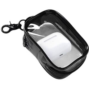 Generic Mini sac transparent   Petit sac à main transparent   Pochette porte-clés portable, sacs de rangement multifonctionnels, sacs de câble de charge anti-poussière pour organiser les accessoires - Publicité