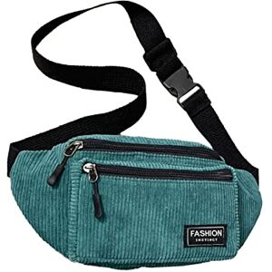 Generic Sac de poitrine texturé petit sac banane sport sac à bandoulière décontracté pour homme femme denim sac messager grand, Vert, Taille unique, Sacs à dos de voyage - Publicité