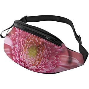 AOOEDM Sac Banane réglable à la Taille Rose Gerbera Flower Print Fashion Casual Fanny Waist Pack \u200pour Les Voyages, la randonnée, Le Cyclisme, la Course à Pied, Unisexe. Publicité