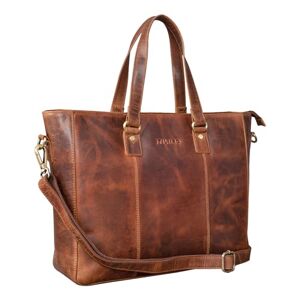 STILORD 'Emmeline' Sac Cabas Professionnel Cuir Grand Sac à Bandoulière Vintage pour Femmes Grand Sac à Main Vintage Élégant pour Ordinateur 13,3 Pouces, Couleur:Kara Cognac - Publicité