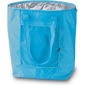 PromotionGift Refroidisseur pliable réutilisable, sac de plage, léger et durable, avec doublure intérieure en aluminium pour une fonction de refroidissement parfaite – 25 L (bleu bébé) - Publicité