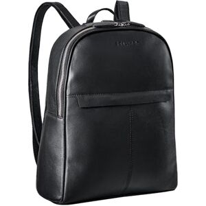 STILORD 'Renée' Sac à Dos Travail Femme Homme Cuir Sac Bandoulière Élégant pour Ordinateur Portable 13,3 Pouces Sac Business pour Travail Shopping Cuir Véritable, Couleur:noir - Publicité