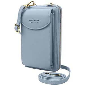 ZhengYue Portefeuille Femme Sac À Bandoulière en PU Cuir Porte Monnaie Téléphone Portable Mini Pochette Porte Carte Épaule Portefeuille Sac pour Cadeau de Noël Saint-Valentin - Publicité