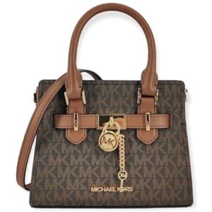 Michael Kors Hamilton XS Mini sacoche à bandoulière  Marron 35H1GHMS0B, Signature marron - Publicité