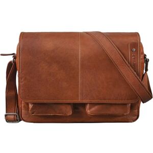 STILORD 'Curtis' Sac à Bandoulière en Cuir comme Sac Messager ou Serviette Vintage Sac pour Ordinateur Portable 15,6 Pouces en Cuir Véritable, Couleur:maraska Marron - Publicité