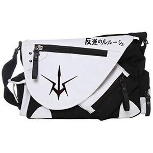 WANHONGYUE Code Geass Anime Sac à Bandoulière Sac à Épaule Besaces Sac Messager en Toile Messenger Bag Canvas Noir / 1 - Publicité