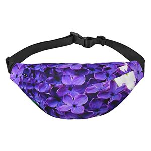 RFSHOP Sac banane pour homme et femme Motif floral violet, photo - Publicité