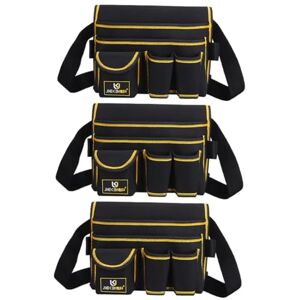 Housoutil Ceinture Pour Hommes 3 Pièces sac à outils poche à outils à la ceinture pochette à clous de charpentier organisateur d'outils sac de taille directe sac banane outils de réparation - Publicité