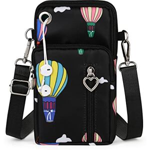 Aucuu Petit Sacoche Telephone Portable Femmes avec Bandoulière Réglable, Oxford Tissu Crossbody Pochette Sacoche Running Armbag pour Téléphone 7''(avec Prise casque) - Publicité