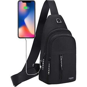 NUSGEAR 222 Sac à bandoulière homme avec chargement USB, sac à bandoulière, sac à dos de randonnée, sac de moto étanche pour homme et femme - Publicité