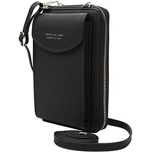 ZhengYue Portefeuille Femme Sac À Bandoulière en PU Cuir Porte Monnaie Téléphone Portable Mini Pochette Porte Carte Épaule Portefeuille Sac pour Cadeau de Noël Saint-Valentin - Publicité