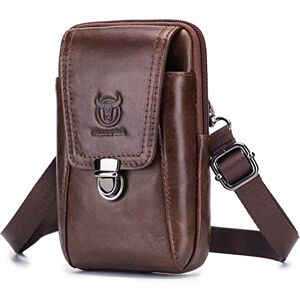 mingqian Hommes en Cuir Taille Ceinture Sac téléphone Pochette Sac Voyage bandoulière Sac à bandoulière Pack Sac à Main Portefeuille - Publicité