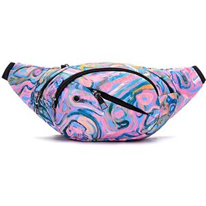 MIGIFTDY Sac Banane Femme Bandoulière Sac Randonnée Femmeà Glissière Ceinture Réglable Sac à Dos Sac Poitrine pour Randonnée Voyage Business Camping Scolaire Cyclisme. Publicité