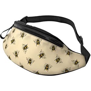 AOOEDM Bees Fanny Pack Gürteltasche mit verstellbarer niedlicher Hüftgürteltasche für Männer und Frauen im Freien, Sport, Wandern, Laufen, Fitnessstudio - Publicité