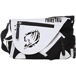 WANHONGYUE Fairy Tail Anime Sac à Bandoulière Sac à Épaule Besaces Sac Messager en Toile Messenger Bag Canvas Noir / 1 - Publicité