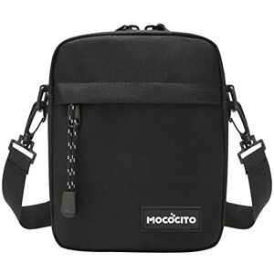 MOCOCITO Sacoche Homme Bandouliere   Petit Sac Bandoulière   Sacoche Homme Bandoulière   Sacoche Garcon (NOIR) - Publicité