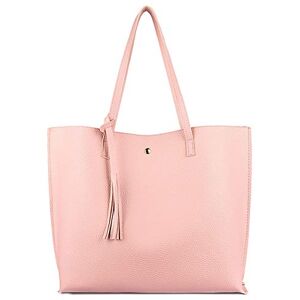 ZhengYue Cabas Sac à Main en Cuir Souple Sac à Bandoulière Epaule Femme Mesdames Imperméable Multies Colores Grande Capacité de Bonne Qualité (Rose) - Publicité