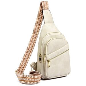 Lishang Sac de Poitrine pour Femme Petit Sac Bandoulière Femme Cuir PU Sac Banane Chic Sling Bag Sacoche Sacs à Dos Crossbody Bag pour Sport Voyages Travail Randonnée Fête Festival - Publicité