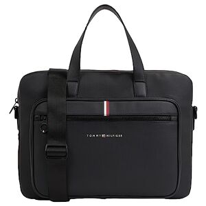 Tommy Hilfiger TH Essential Pique Computer Bag , Sac pour Ordinateur Homme, Noir (Black), OS - Publicité