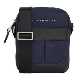 Tommy Hilfiger Sac Bandoulière Homme TH Elevated Nylon Mini Reporter Petit Modèle, Bleu (Space Blue), Taille Unique - Publicité