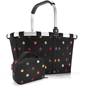 reisenthel Set carrybag BK thermocase OY  Panier à provisions avec petit sac K à pois (7009), Dots (pois colorés), Sac de - Publicité