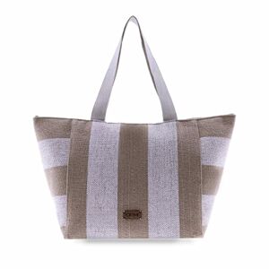 FOR TIME Beach Summer Bag, Sac de Plage Sonia Femme, Multicolore, 34x21x34 cm - Publicité