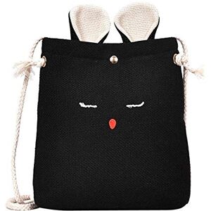 Générique Filles Mignon Lapin Sac À Bandoulière Mini Tissu De Coton Messenger Cross Body Sac À Main Embrayage Bourse Pochette Sac De Téléphone Nouveau Publié - Publicité