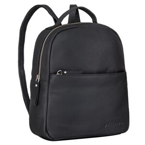 STILORD 'Kayla' Sac à Dos Vintage en Cuir pour Femmes Petit Sac à Main Rétro Sacoche Bandoulière Dames Porte à l'épaule Backpack Daypack Cuir Véritable, Couleur:noir - Publicité